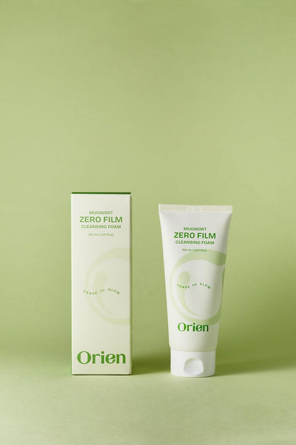 Mugwort Zero Film Cleansing Foam 5.07 Fl.Oz, 150Ml ㅣDaily Makeup Blackhead Removal No Pore Clogging Korean Skincare Double Cleansing